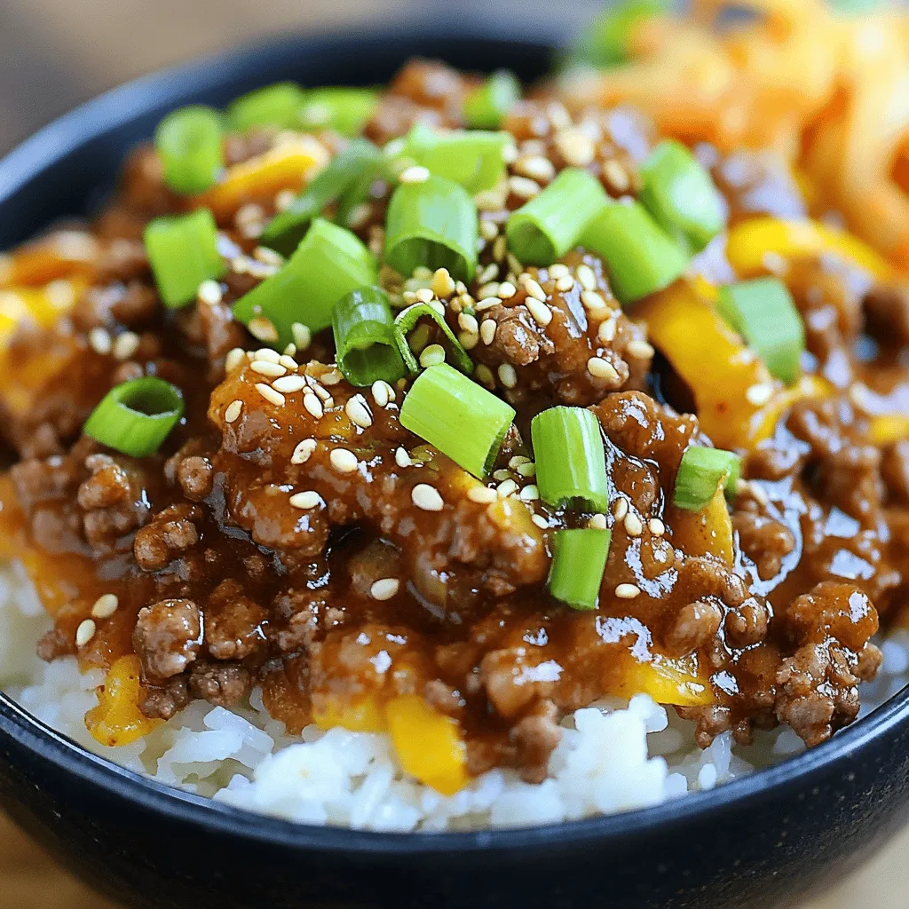 Savory Korean Beef Bowl: A Flavorful Journey to Korea in Your Kitchen