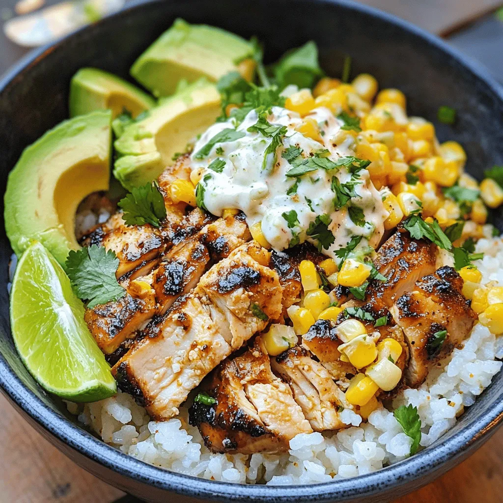 Street Corn Chicken Rice Bowl: A Flavorful Fusion Delight