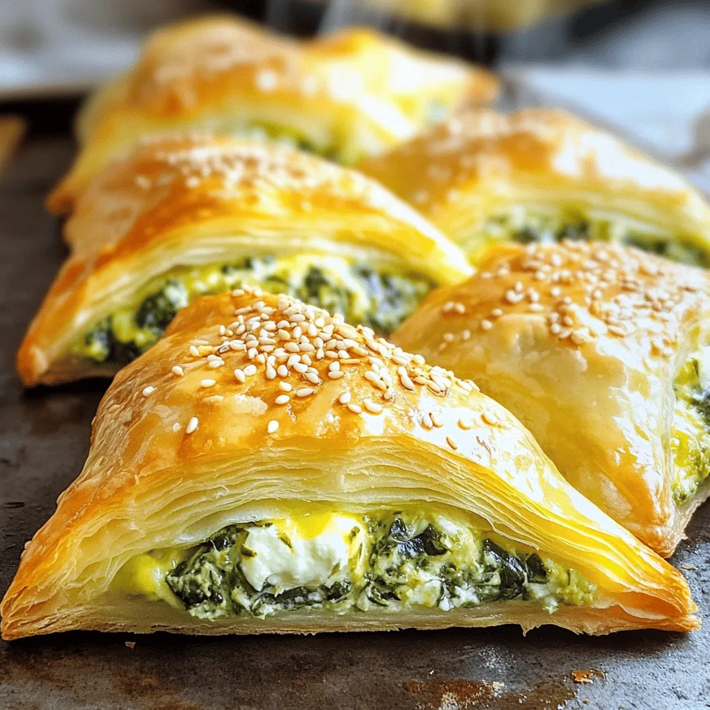 Cheesy Spinach Delight Puffs: A Delicious Snack for Every Occasion