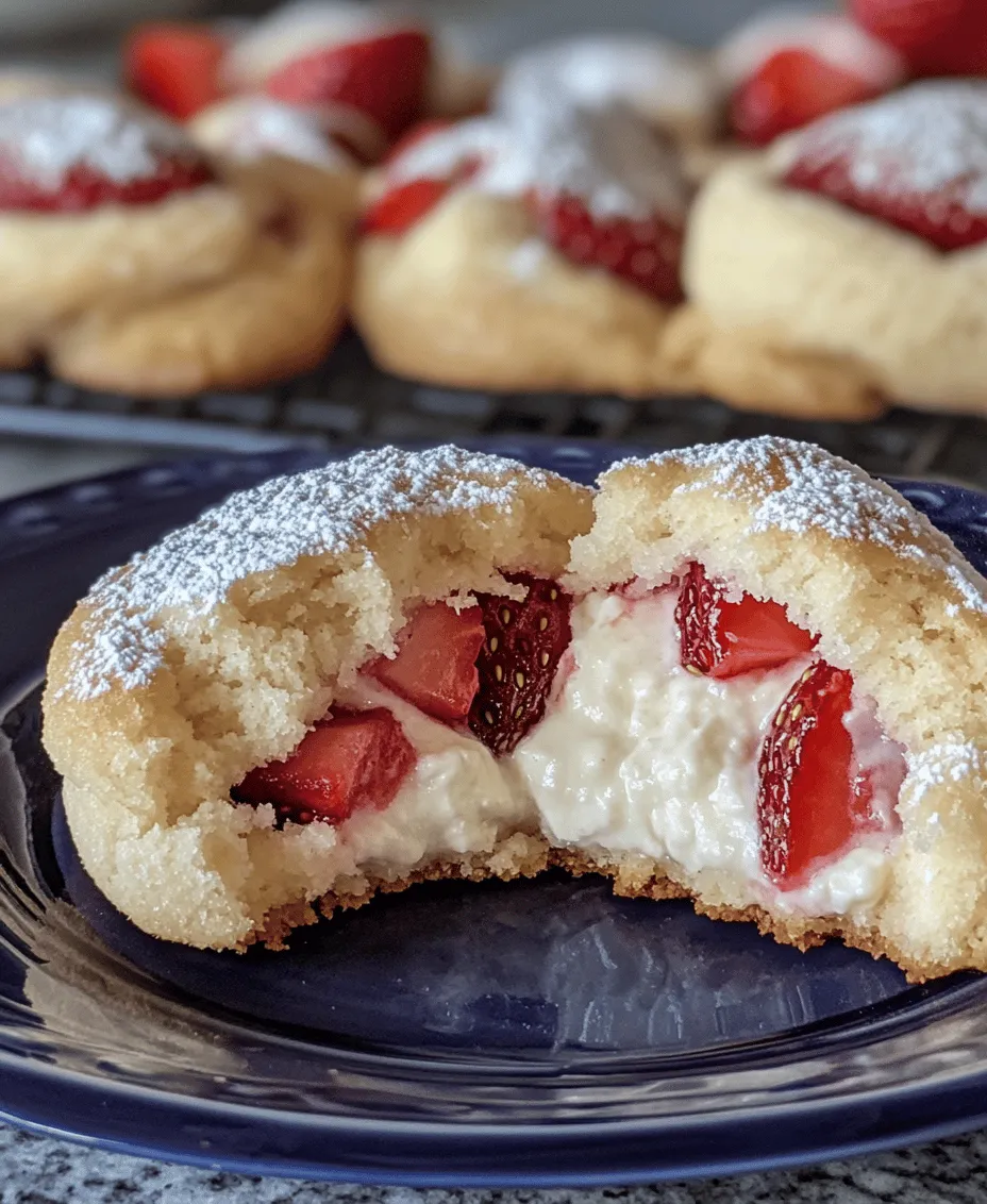 The culinary world is brimming with creative fusions that delight the taste buds and bring joy to dessert lovers everywhere. One such delightful creation is the Strawberry Cheesecake Stuffed Cookie, a delectable combination that marries the classic cookie with the rich, creamy profile of cheesecake. This innovative dessert offers a unique twist, transforming two beloved treats into a single indulgent experience. Imagine biting into a soft, chewy cookie only to discover a luscious, creamy cheesecake filling bursting with juicy strawberries nestled inside. It