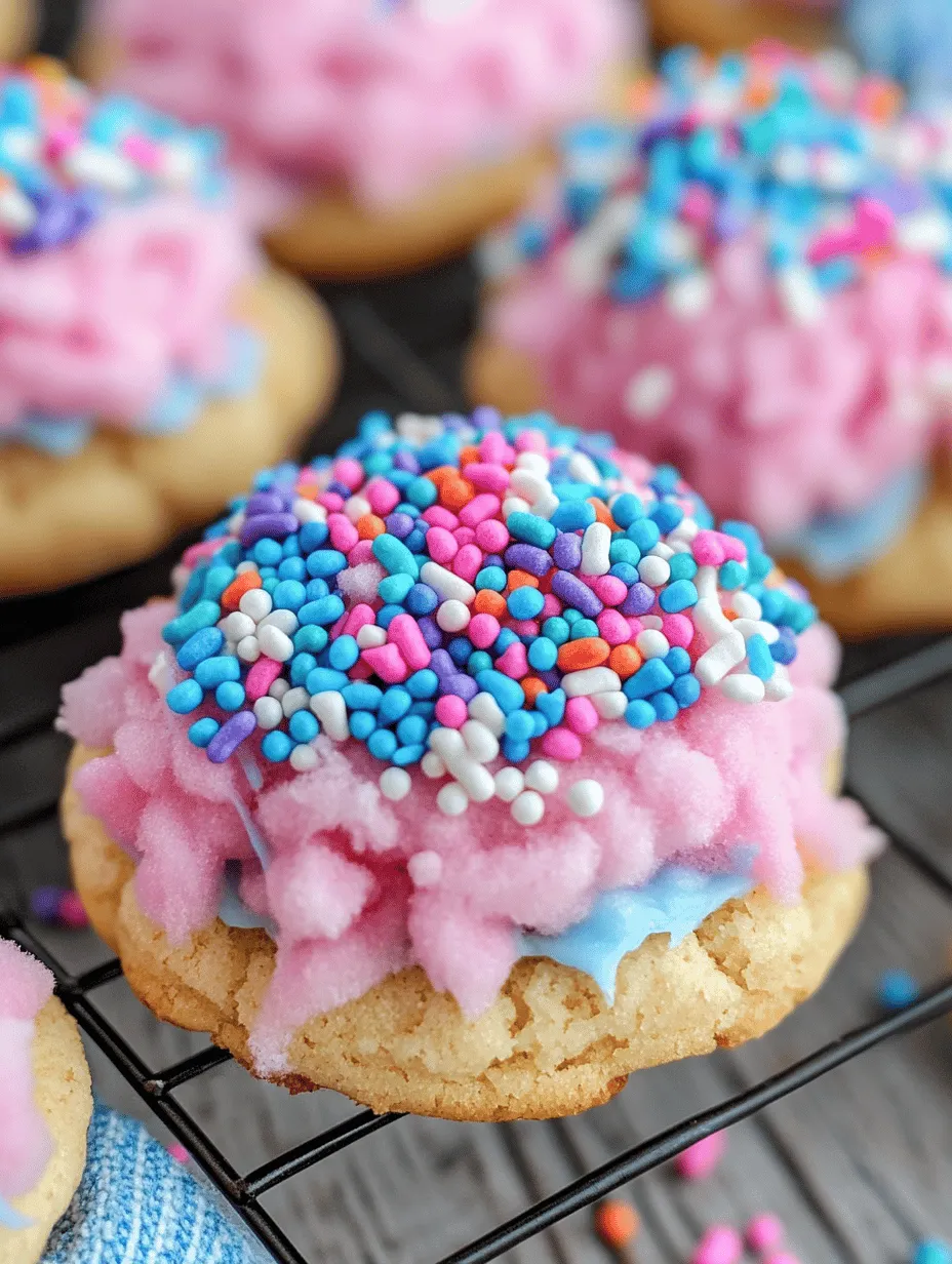 Cotton Candy Cookies Recipe – Sweet, Fun, and Irresistibly Cute!