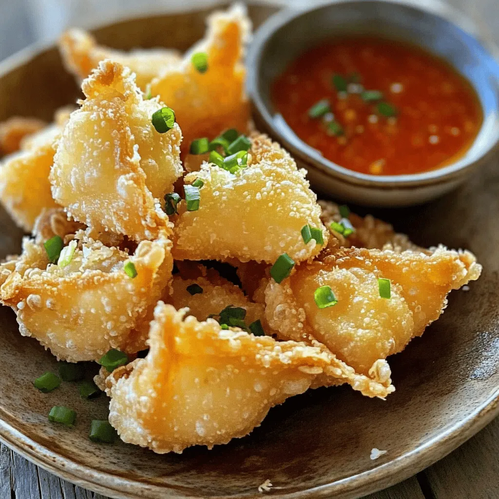 Crispy Crab Rangoon Delight: A Perfectly Delectable Appetizer