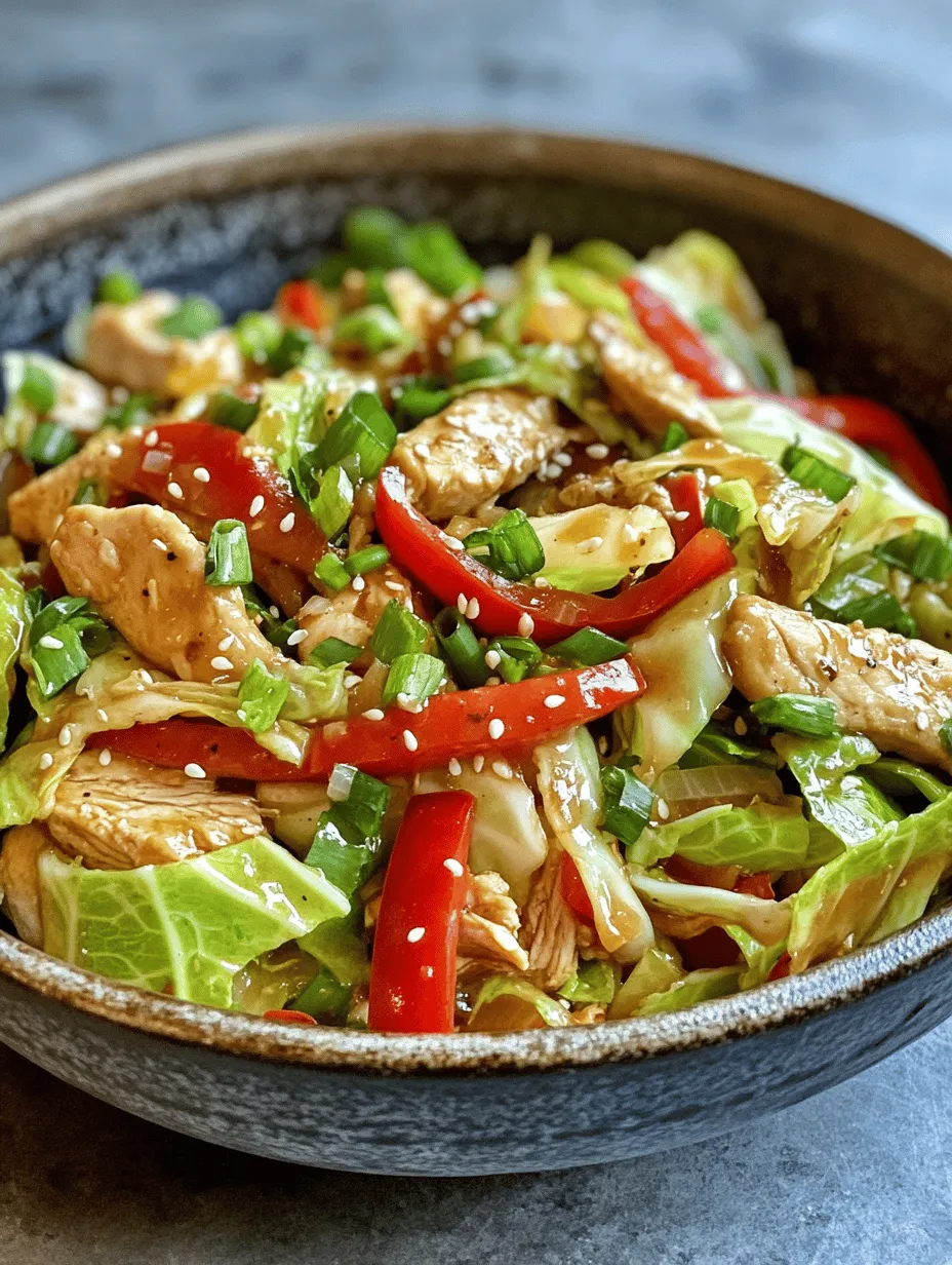 Zesty Chinese Chicken Cabbage Stir-Fry: A Delicious and Nutritious Recipe