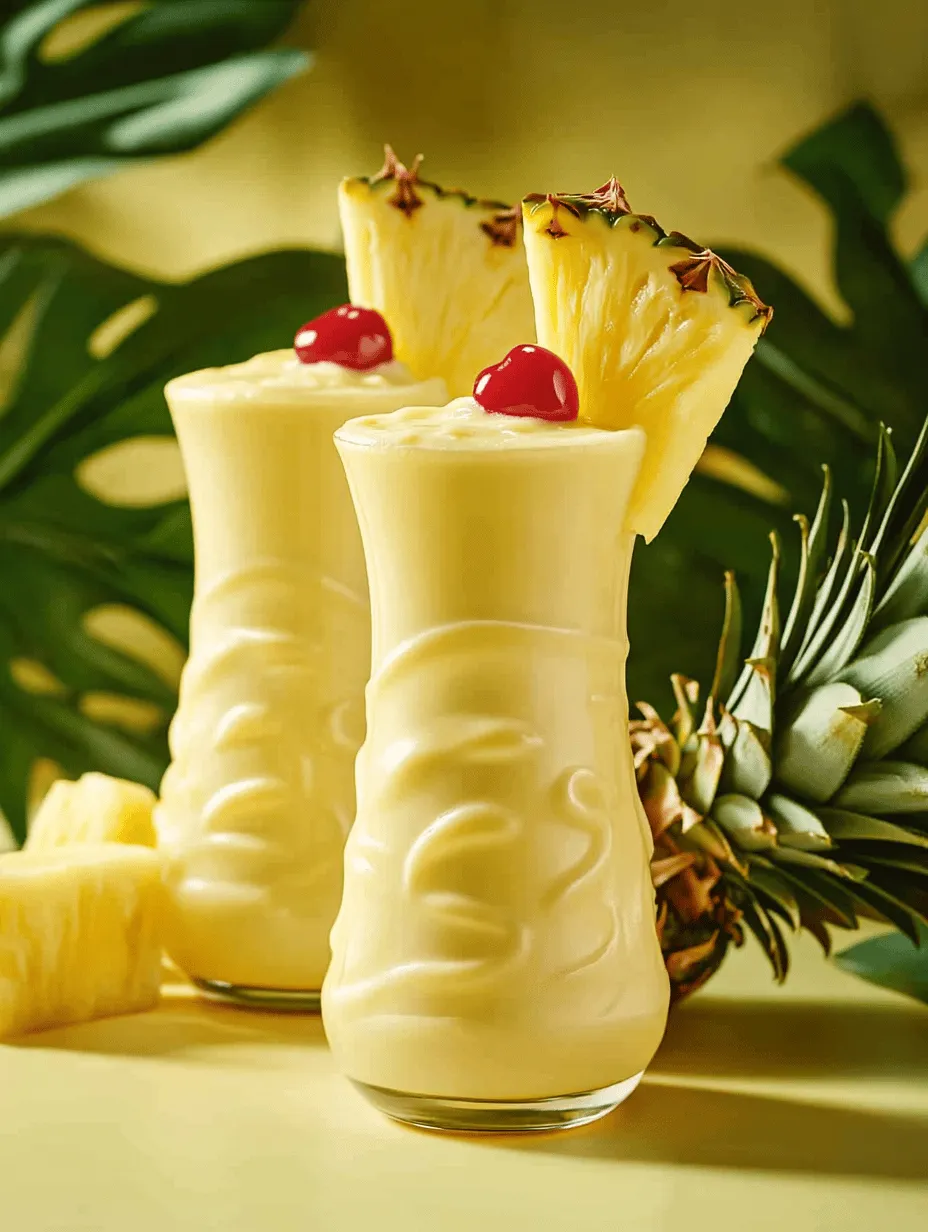 Tropical Bliss Virgin Piña Colada Recipe