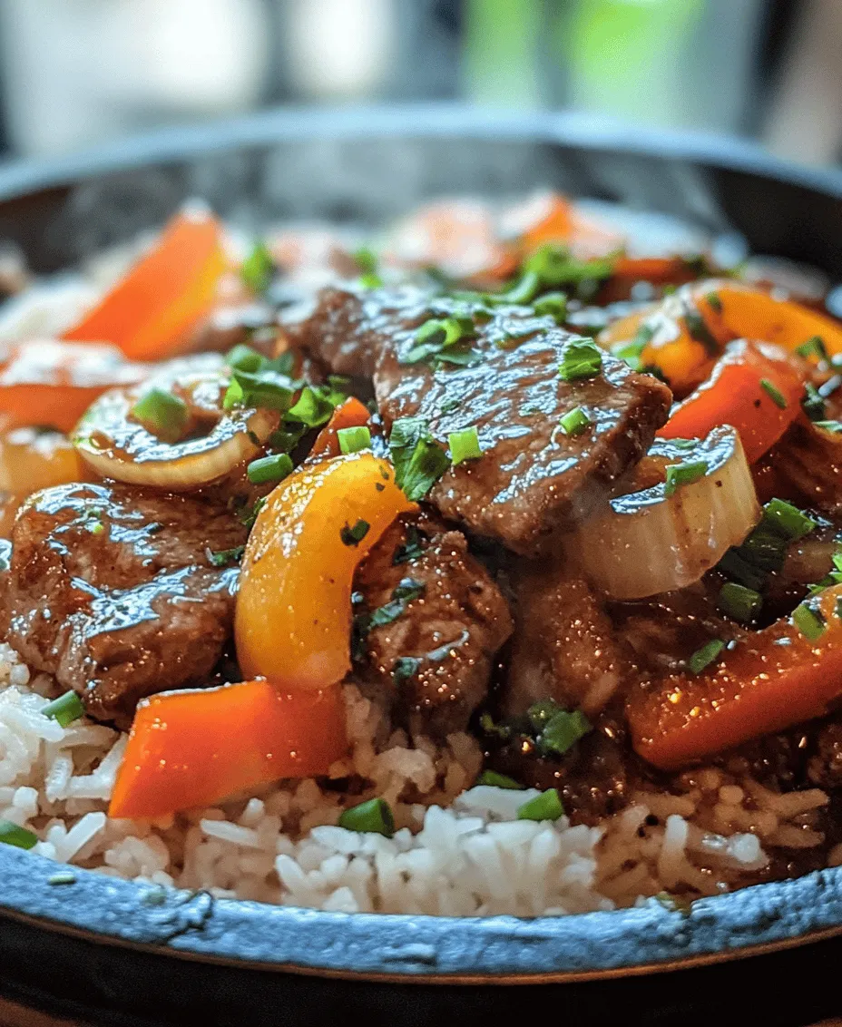 If you’re on the lookout for a dish that combines vibrant flavors, quick cooking time, and versatility, look no further than Sizzling Chinese Pepper Steak with Onions. This delightful recipe brings together succulent strips of flank steak, colorful bell peppers, and aromatic onions, all coated in a savory sauce that is sure to tantalize your taste buds. Whether you