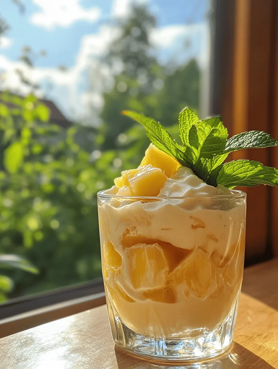 Tropical Escape Pineapple Coconut Cooler Recipe