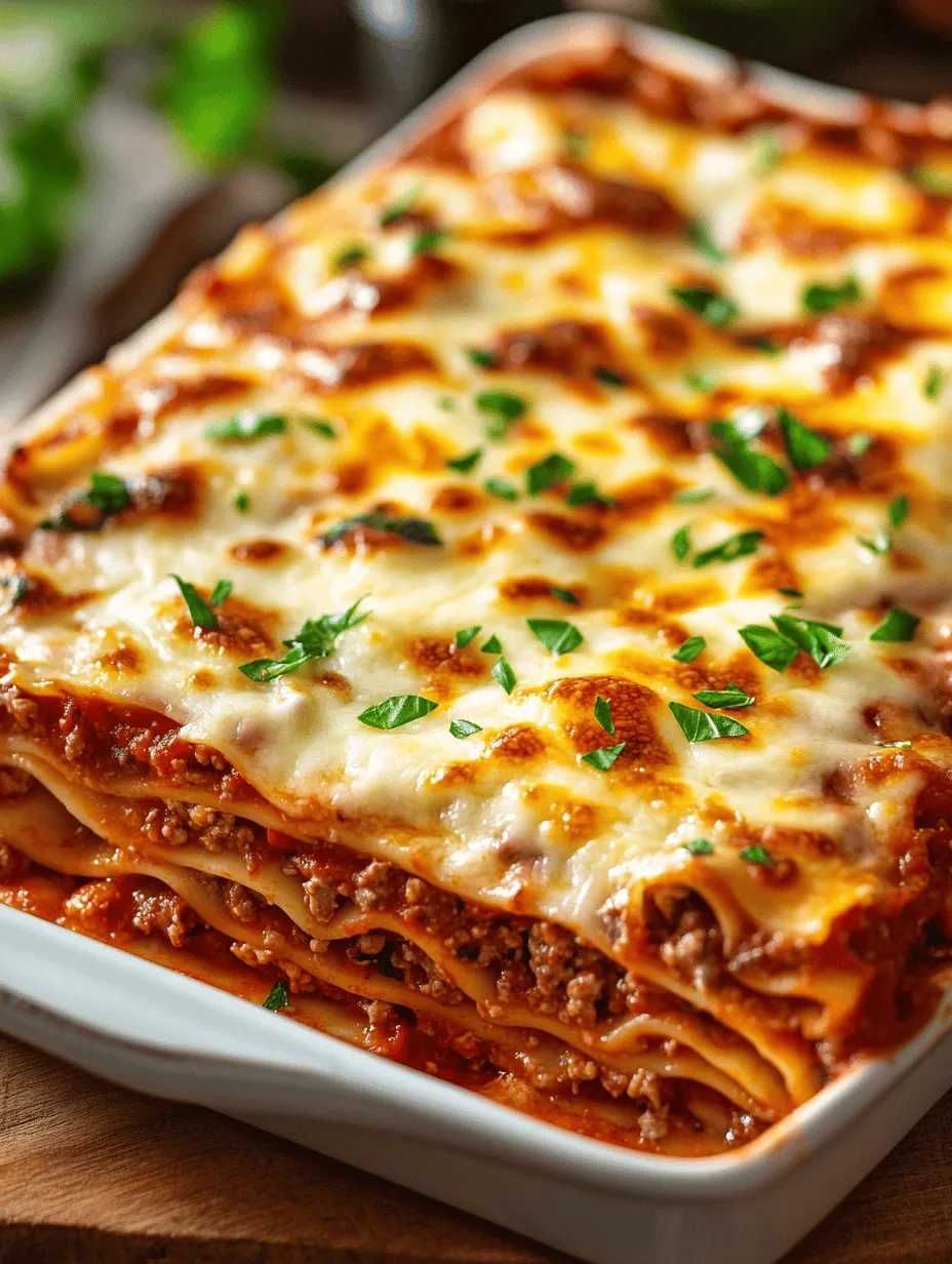 World&#8217;s Best Lasagna Recipe: A Step-by-Step Guide to Culinary Perfection