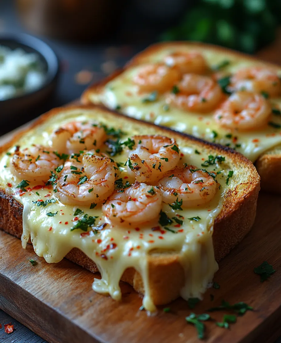 Welcome to a culinary journey that combines the classic comfort of a grilled cheese sandwich with the savory elegance of seafood. The Cheesy Garlic Shrimp Grilled Cheese Extravaganza is not just a sandwich; it