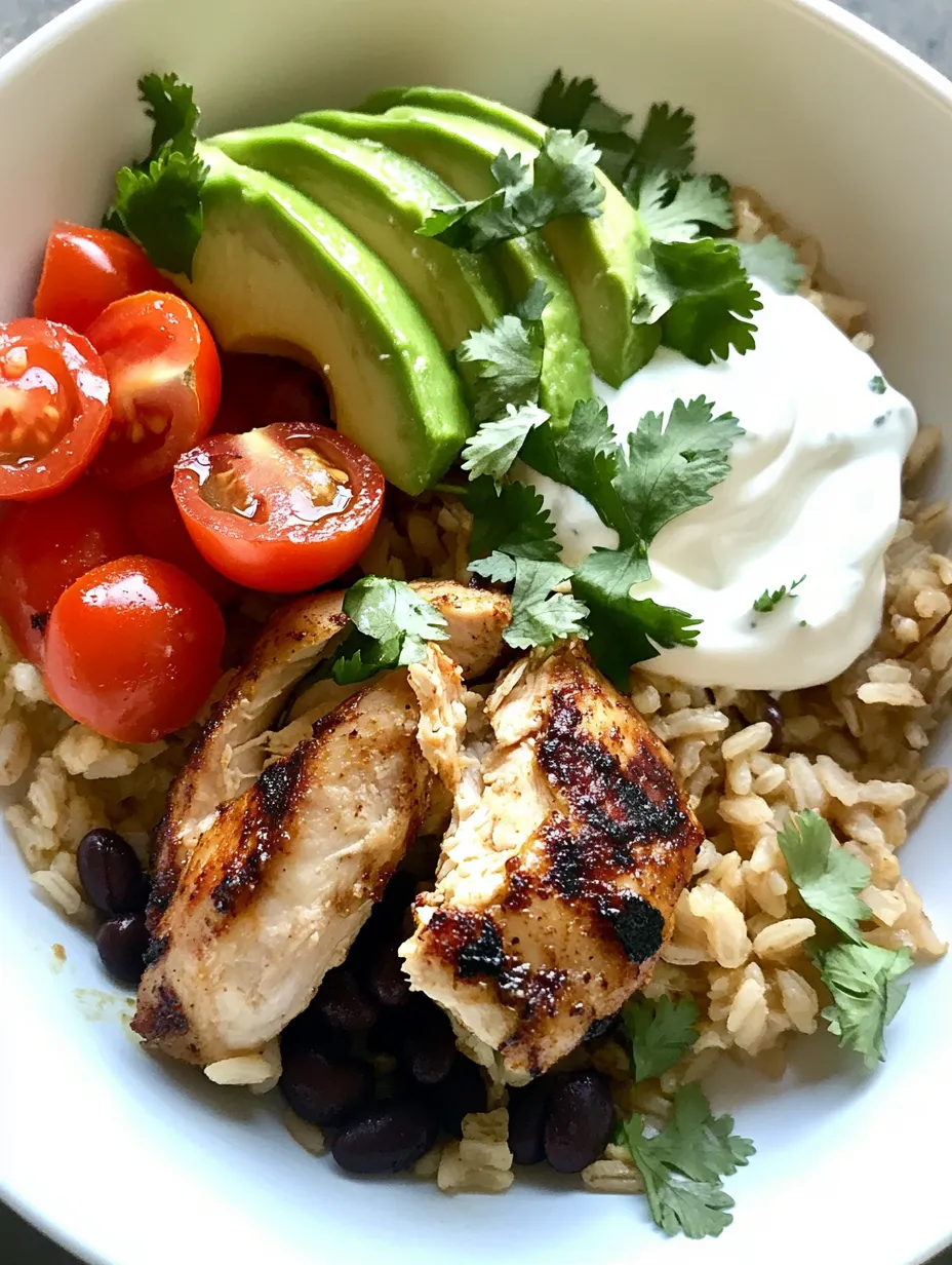 Avocado Bliss Chicken Rice Bowl Recipe