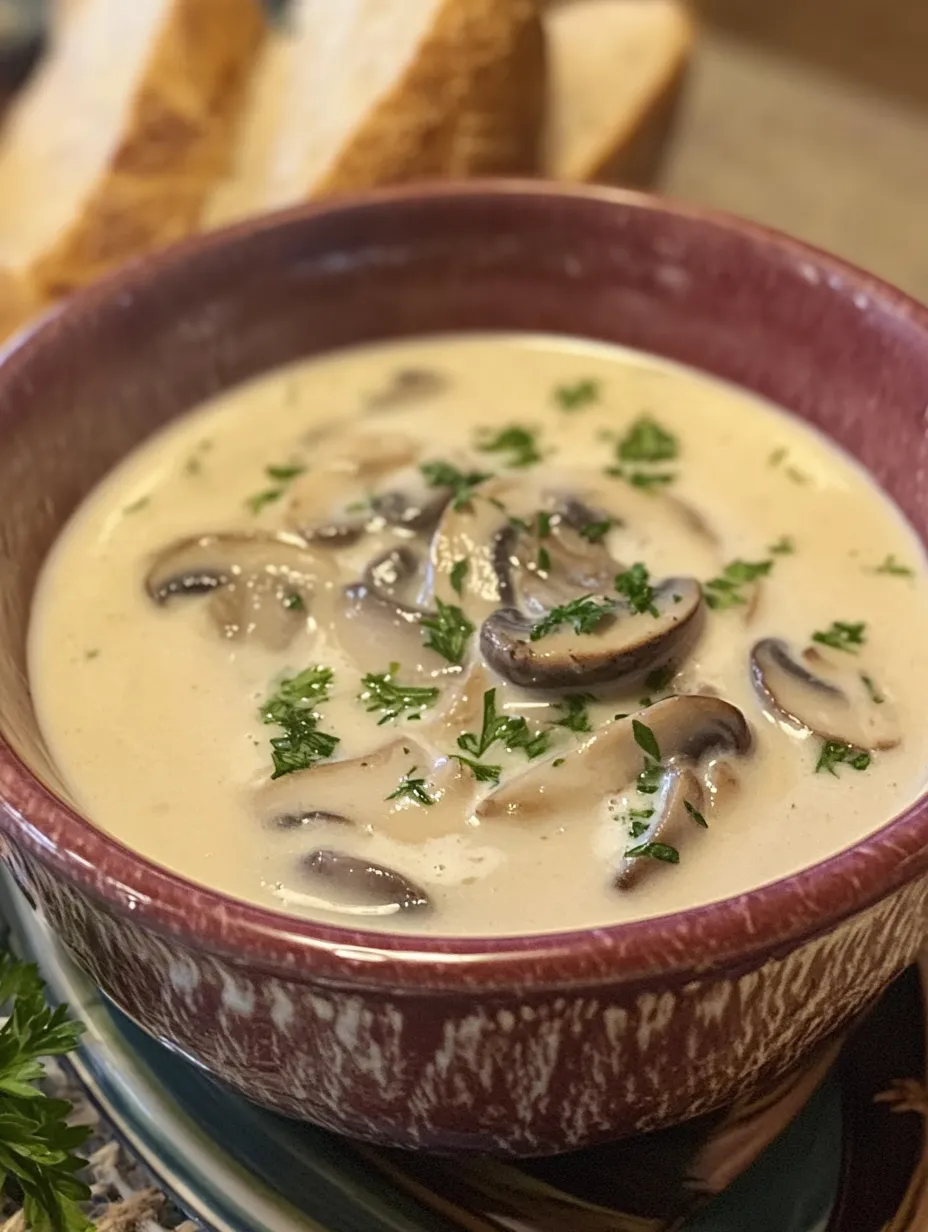 Dreamy Cream of Mushroom Soup Enhancement: A Culinary Delight