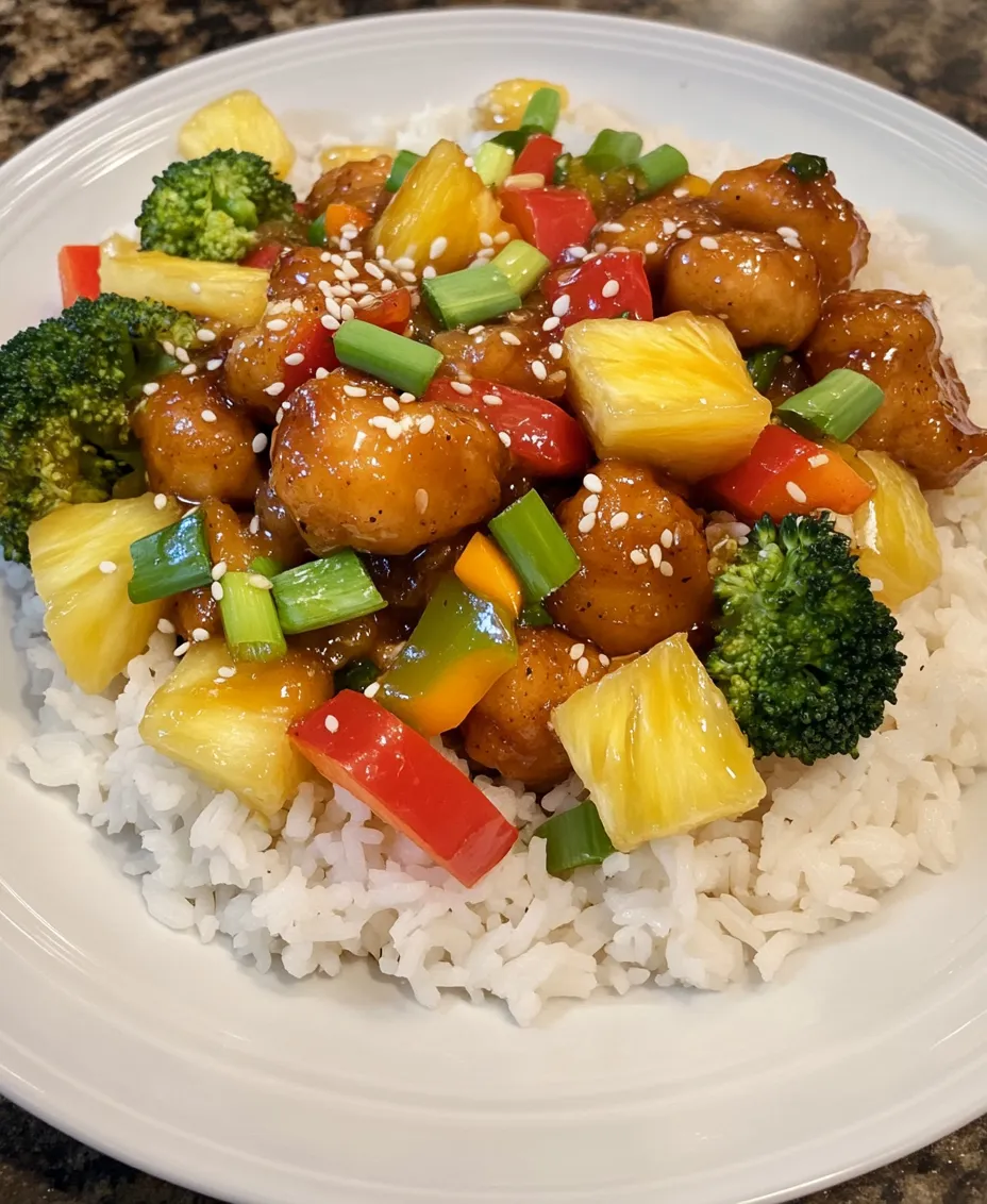 Sweet and sour chicken stands as a timeless favorite in the realm of comfort food. This beloved dish tantalizes the taste buds, harmonizing the zesty sweetness of sugar and the sharp tang of vinegar. It’s a dish that has traveled far and wide from its origins, evolving into a staple in restaurants and homes alike. Today, we elevate this classic recipe with a vibrant twist by incorporating fresh pineapple and a medley of colorful vegetables, creating not just a meal, but a feast for the senses. In this article, we will delve into the history of sweet and sour chicken, explore the components that make it irresistible, and guide you through each preparation step to ensure you can recreate this delightful dish in your own kitchen.